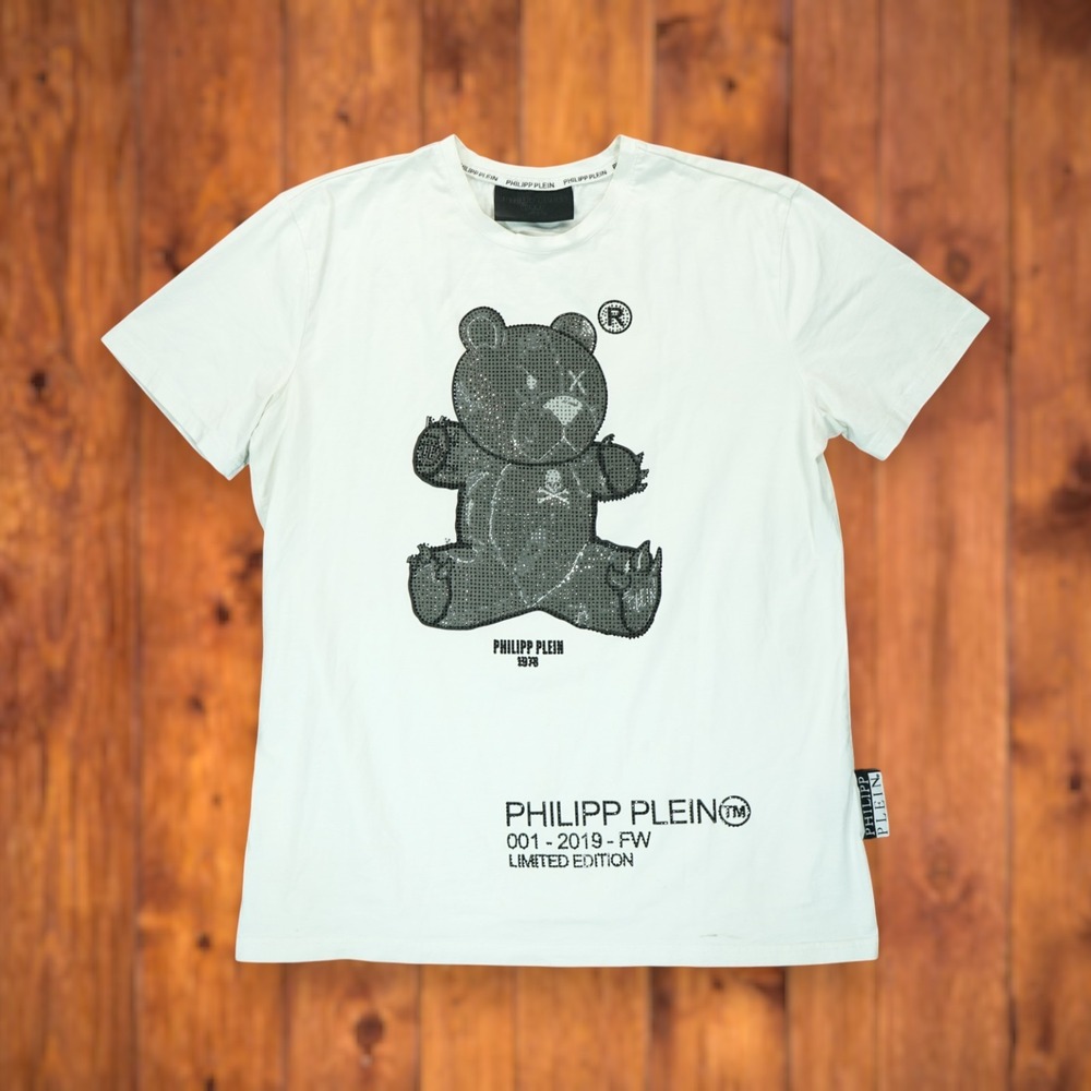 Philipp Plein Teddy Bear T-Shirt Men's XL White Limited Edition FW‎ 2019